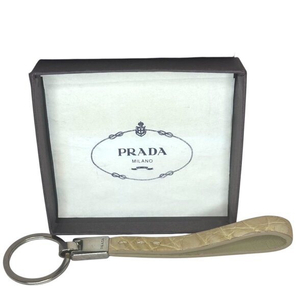 Prada Biege leather key holder - Picture 3 of 3